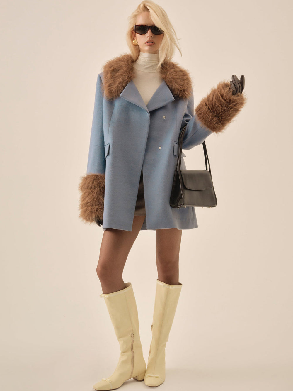 Jackie Coat — Blue