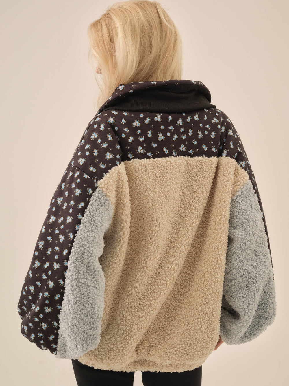 Maisie Collared Jacket — Blue