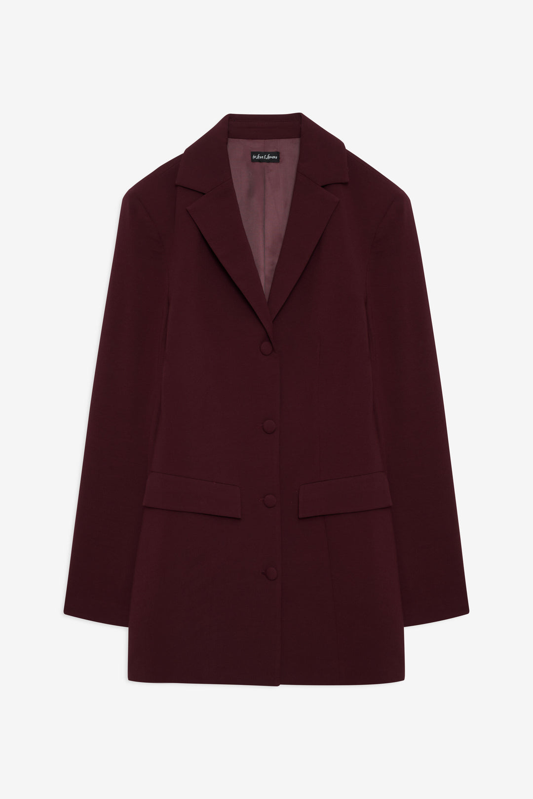 Selena Blazer — Burgundy