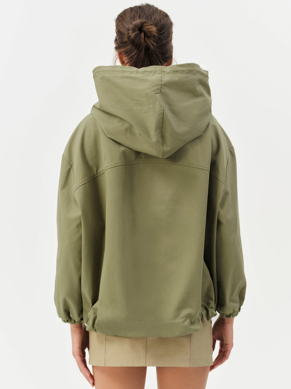 Alessia Pullover Jacket — Green