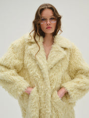 Serenne Coat — Yellow