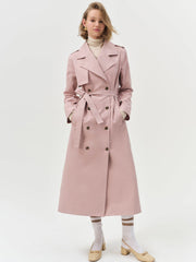 Reese Trench Coat — Mauve