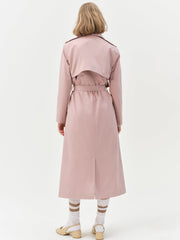 Reese Trench Coat — Mauve