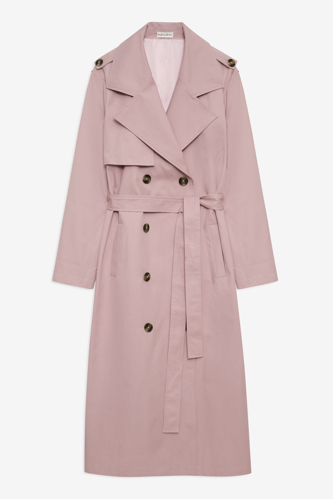 Reese Trench Coat — Mauve