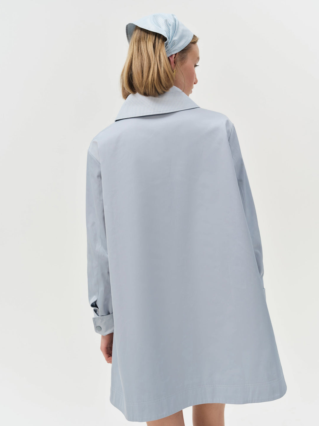 Leslie Button-Up Jacket — Blue