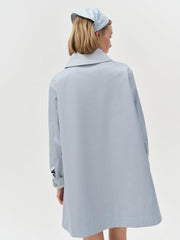 Leslie Button-Up Jacket — Blue