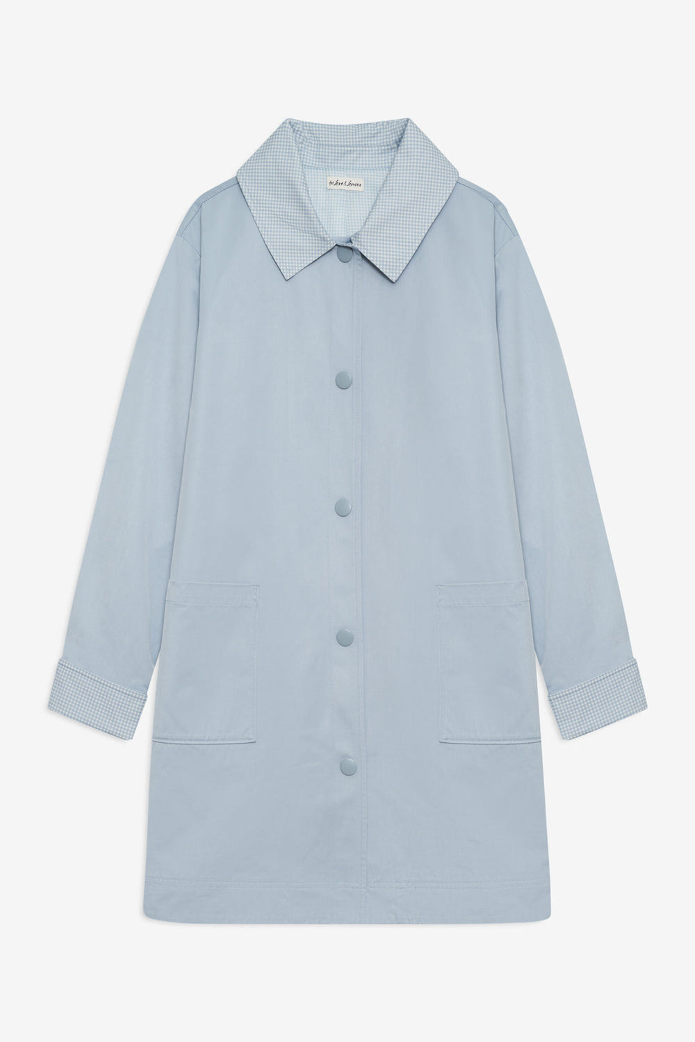 Leslie Button-Up Jacket — Blue
