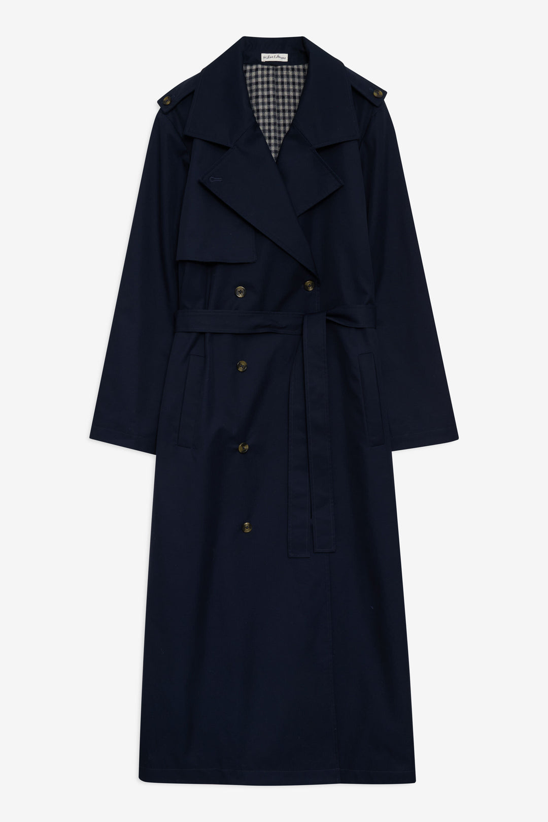 Reese Trench Coat — Navy