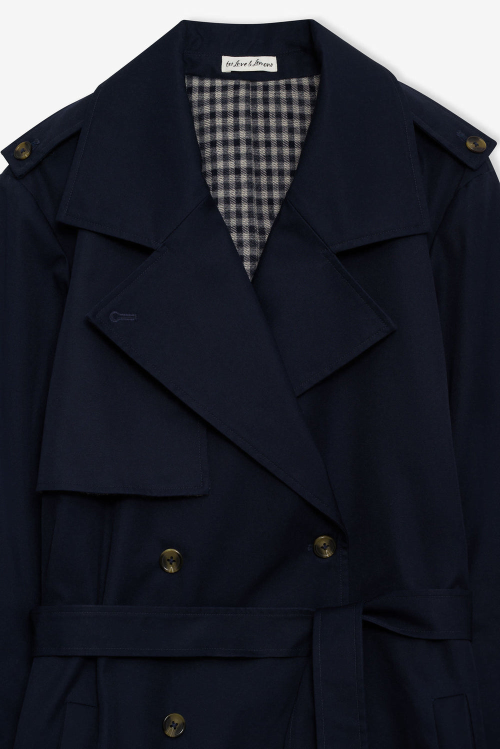 Reese Trench Coat — Navy