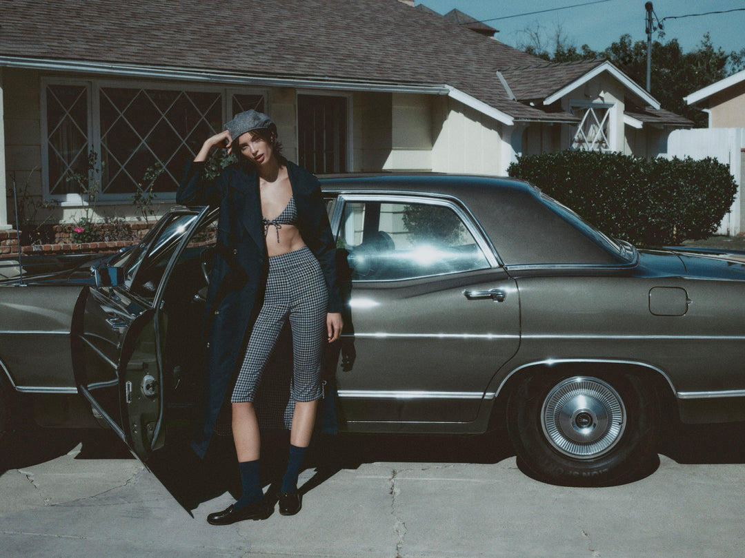 Reese Trench Coat — Navy