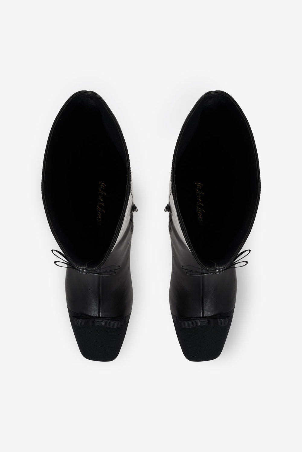 Claudine Cap Toe Boot — Black
