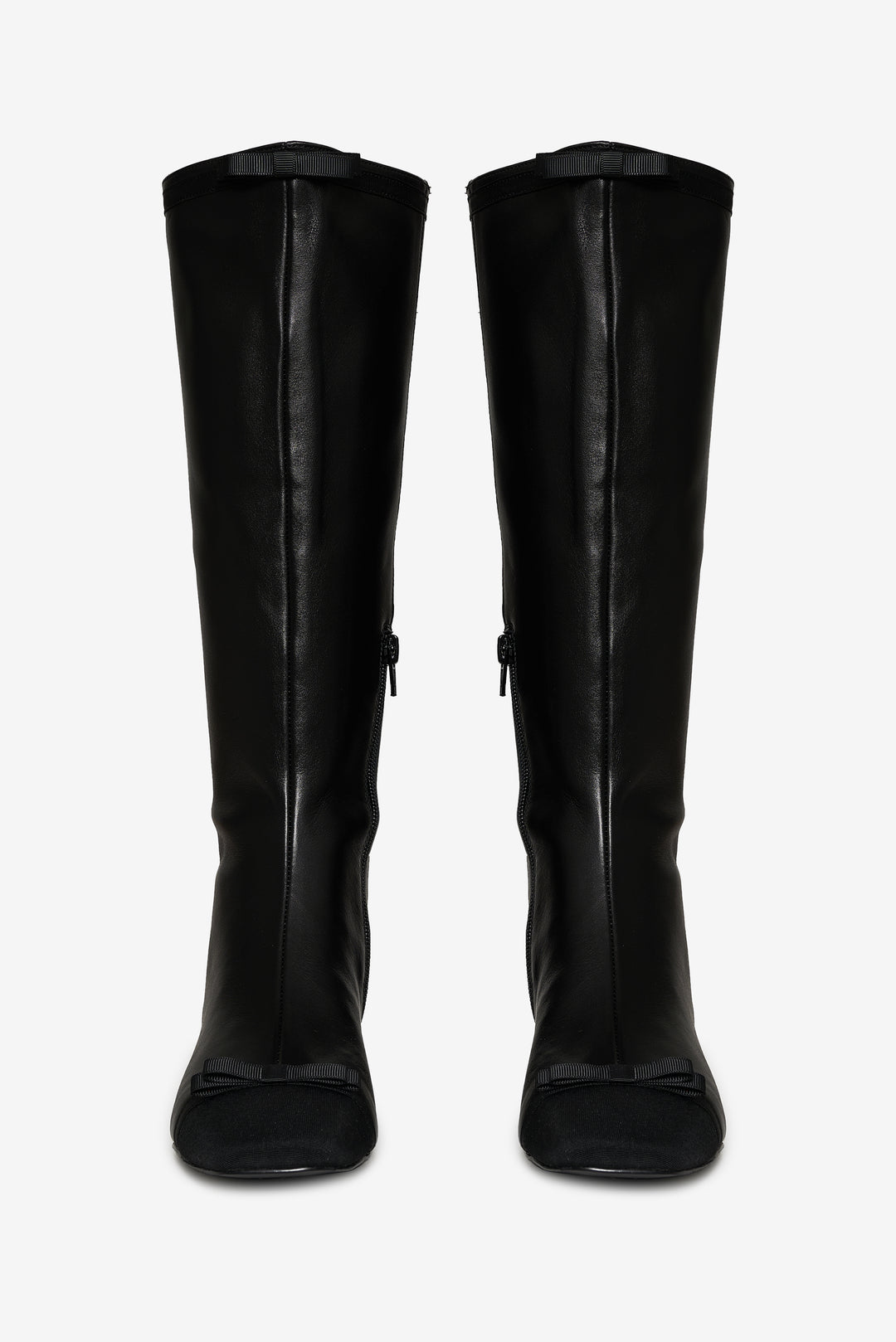 Claudine Cap Toe Boot — Black