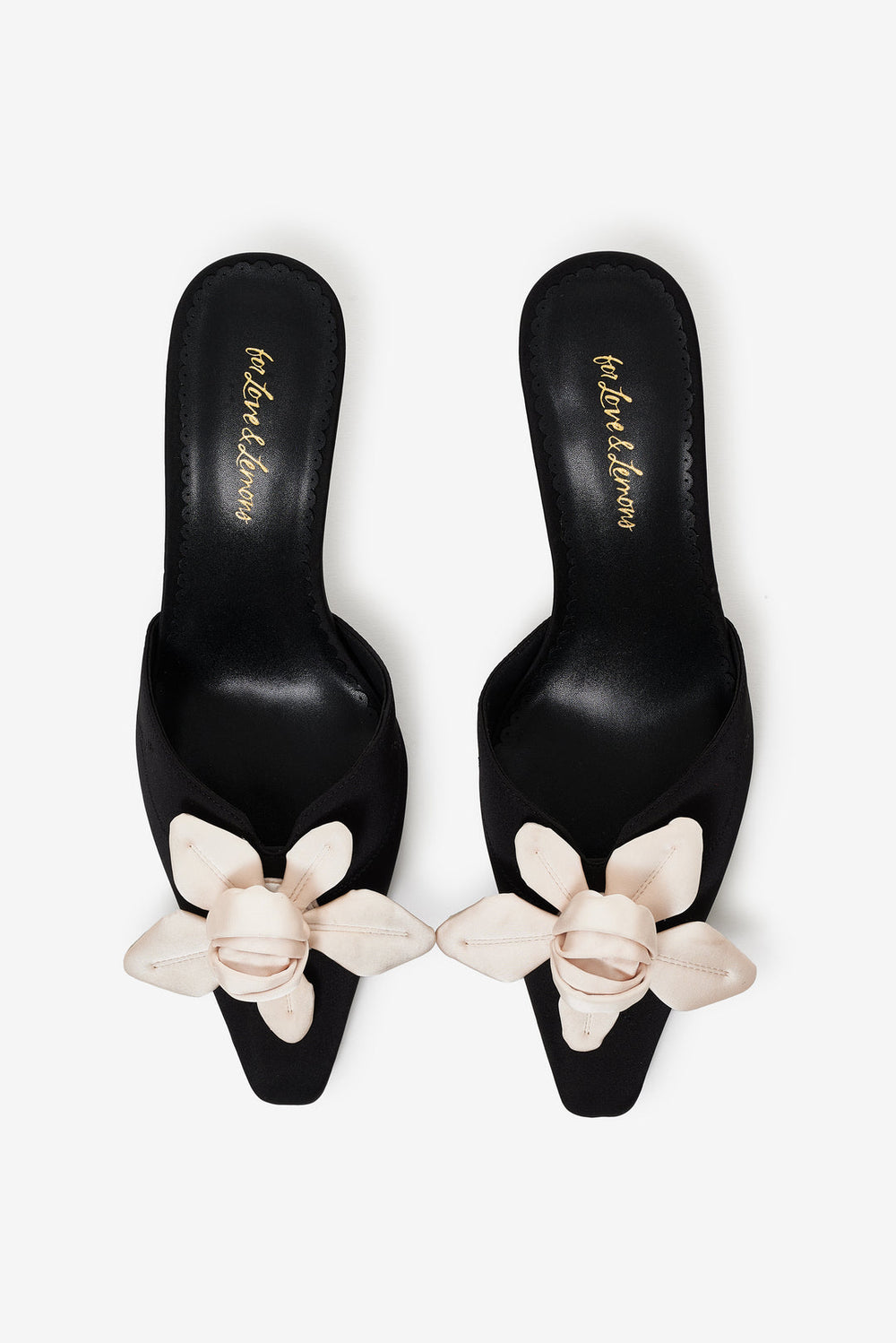 Claudine Mule Heel — Black