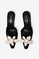 Claudine Mule Heel — Black