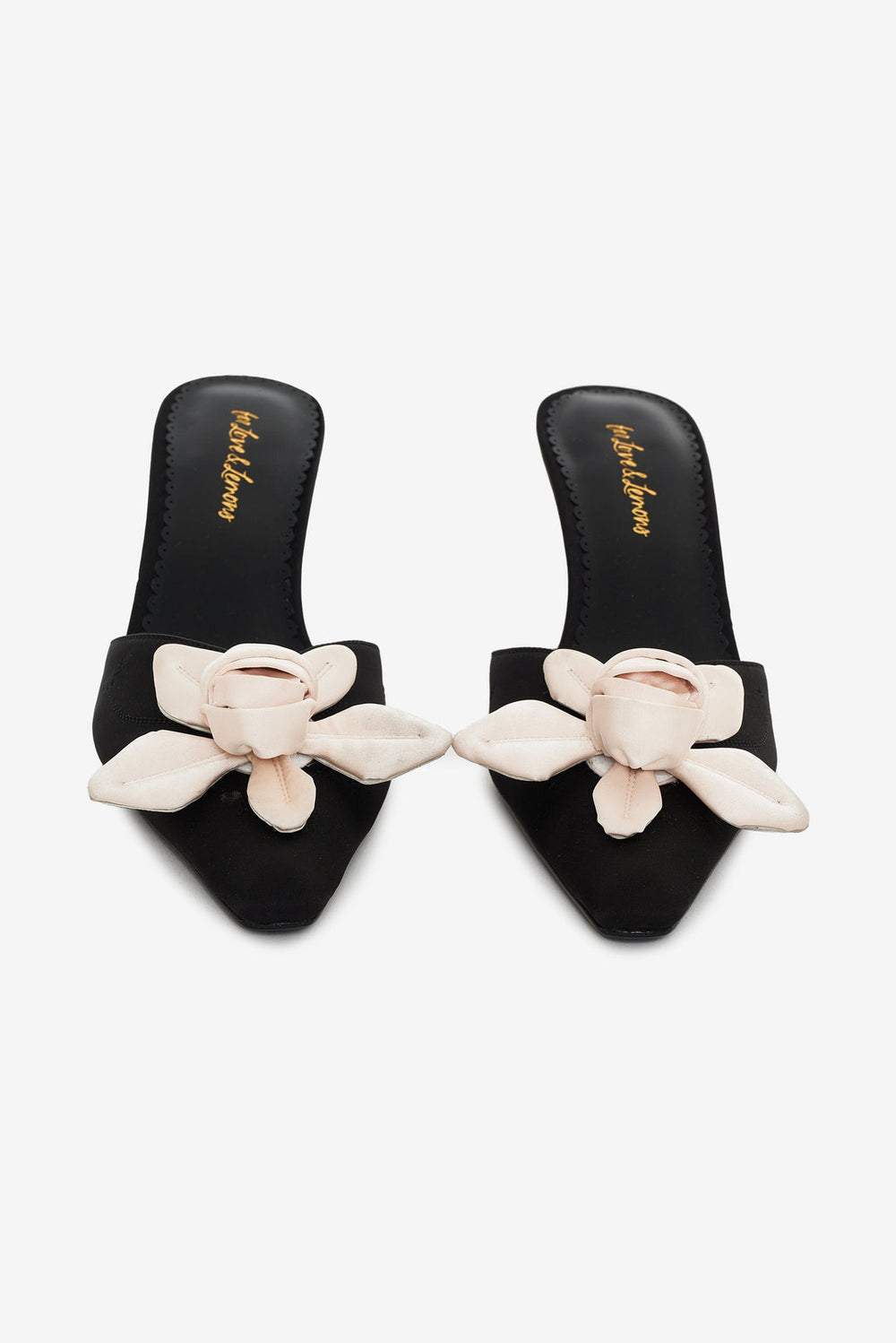 Claudine Mule Heel — Black