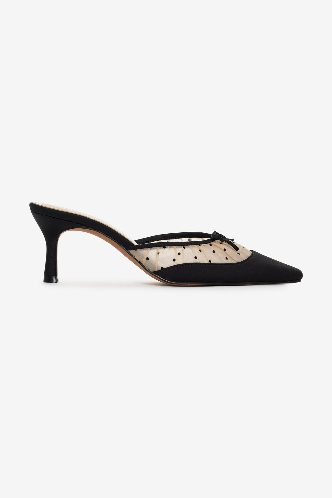 Lili Mule Heel — Black