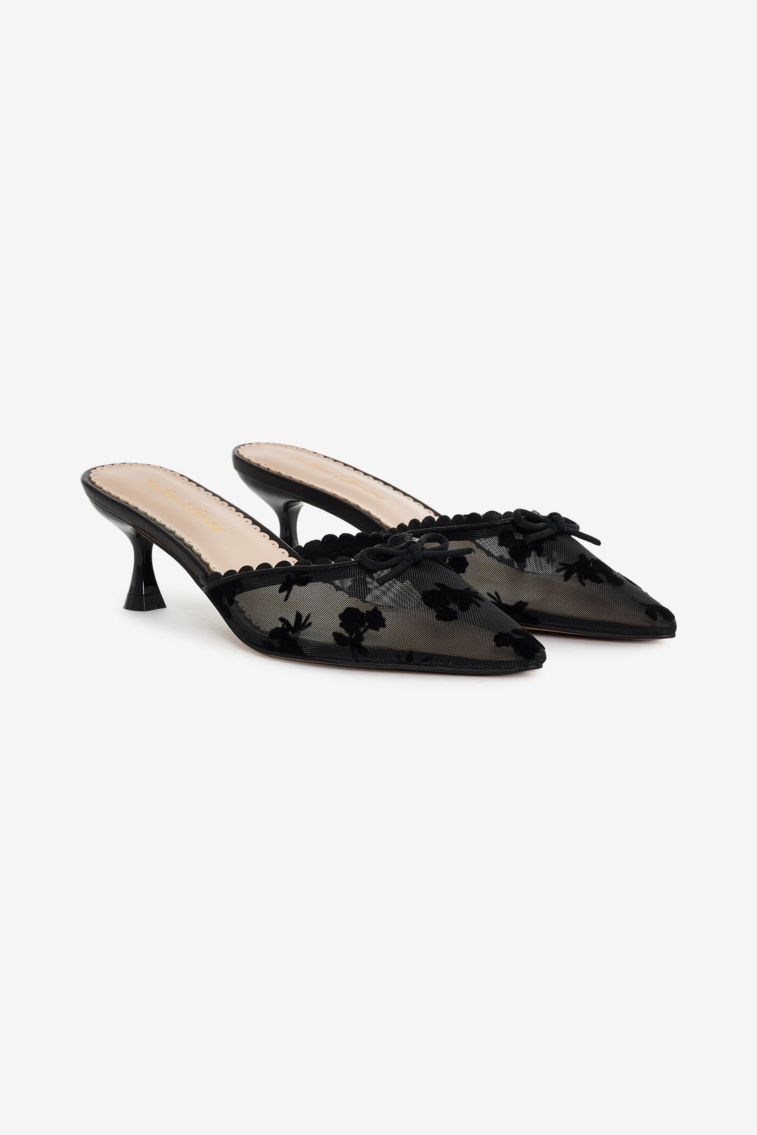 Sylvie Mule Heel — Black