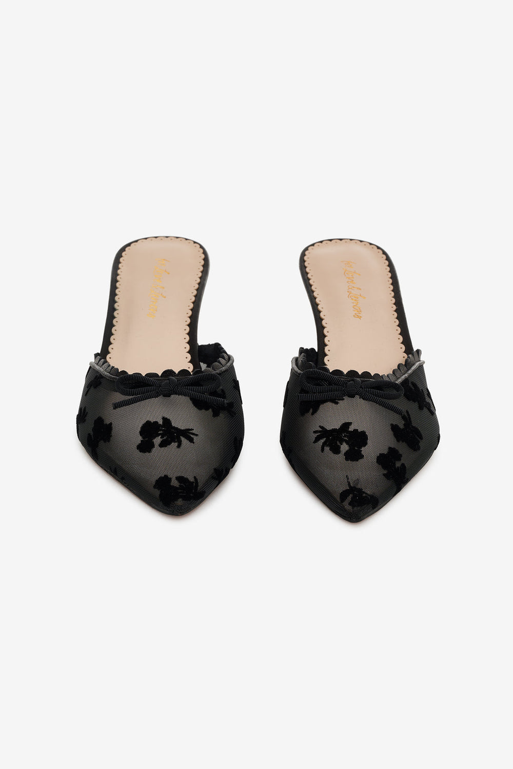 Sylvie Mule Heel — Black