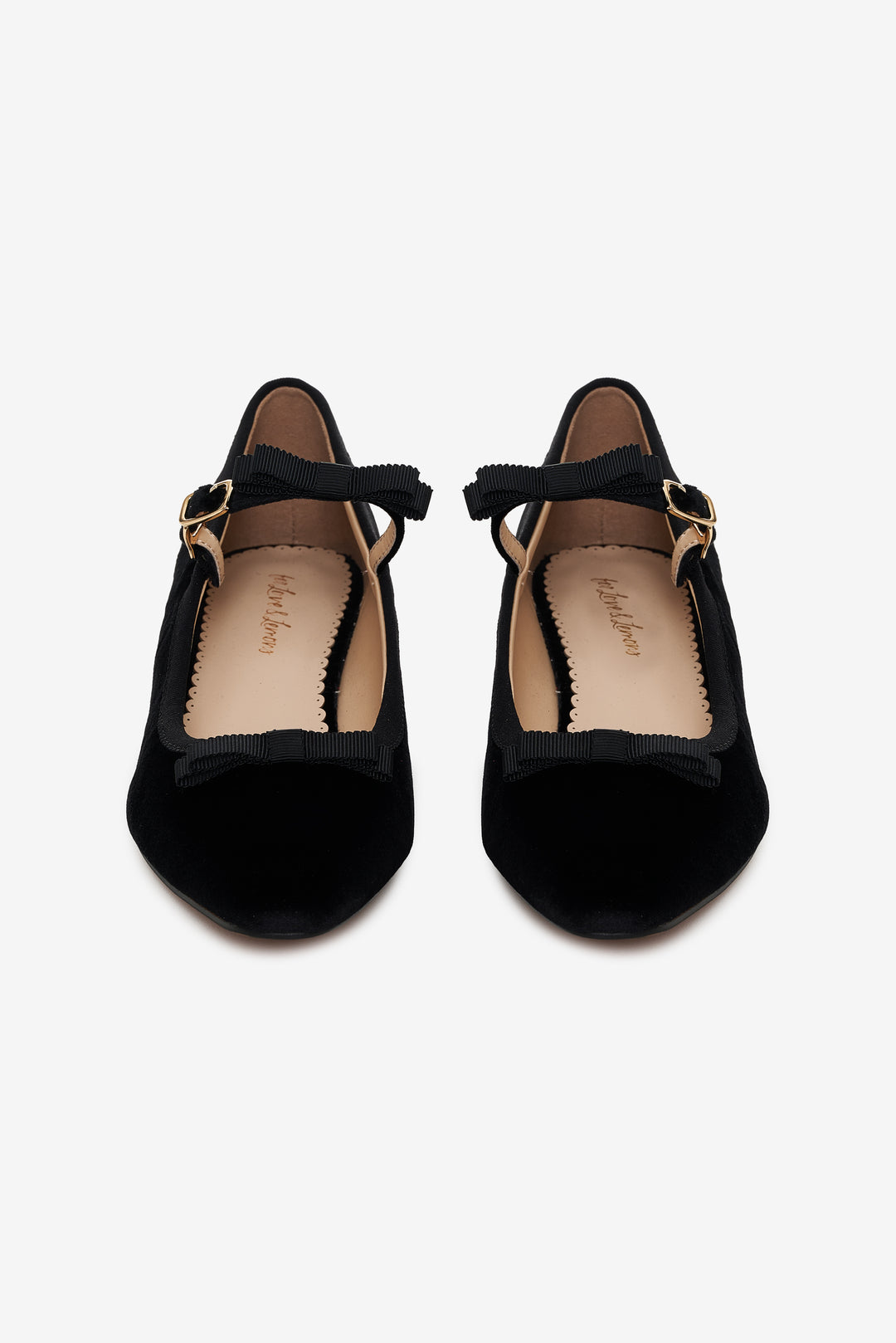 Lucia Velvet Mary Jane — Black