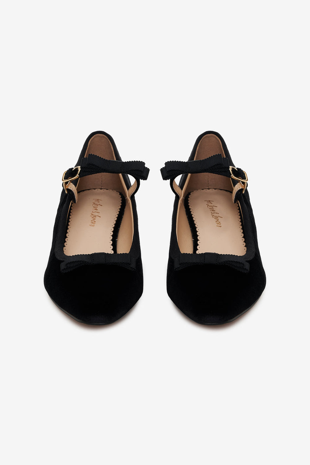 Lucia Velvet Mary Jane — Black