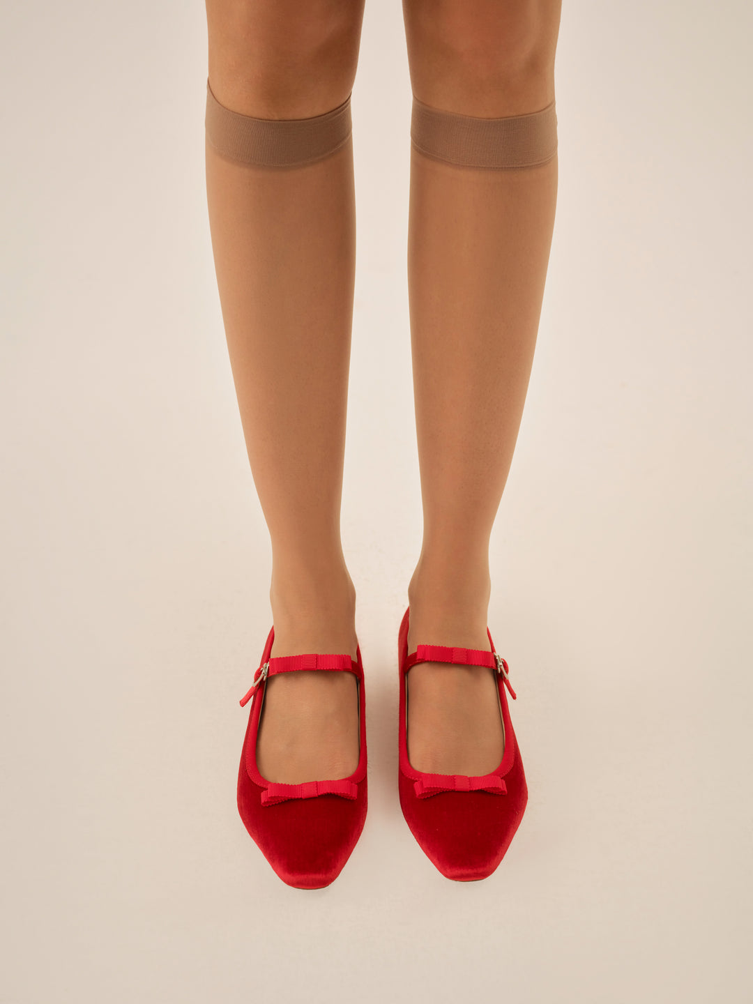 Lucia Velvet Mary Jane — Red