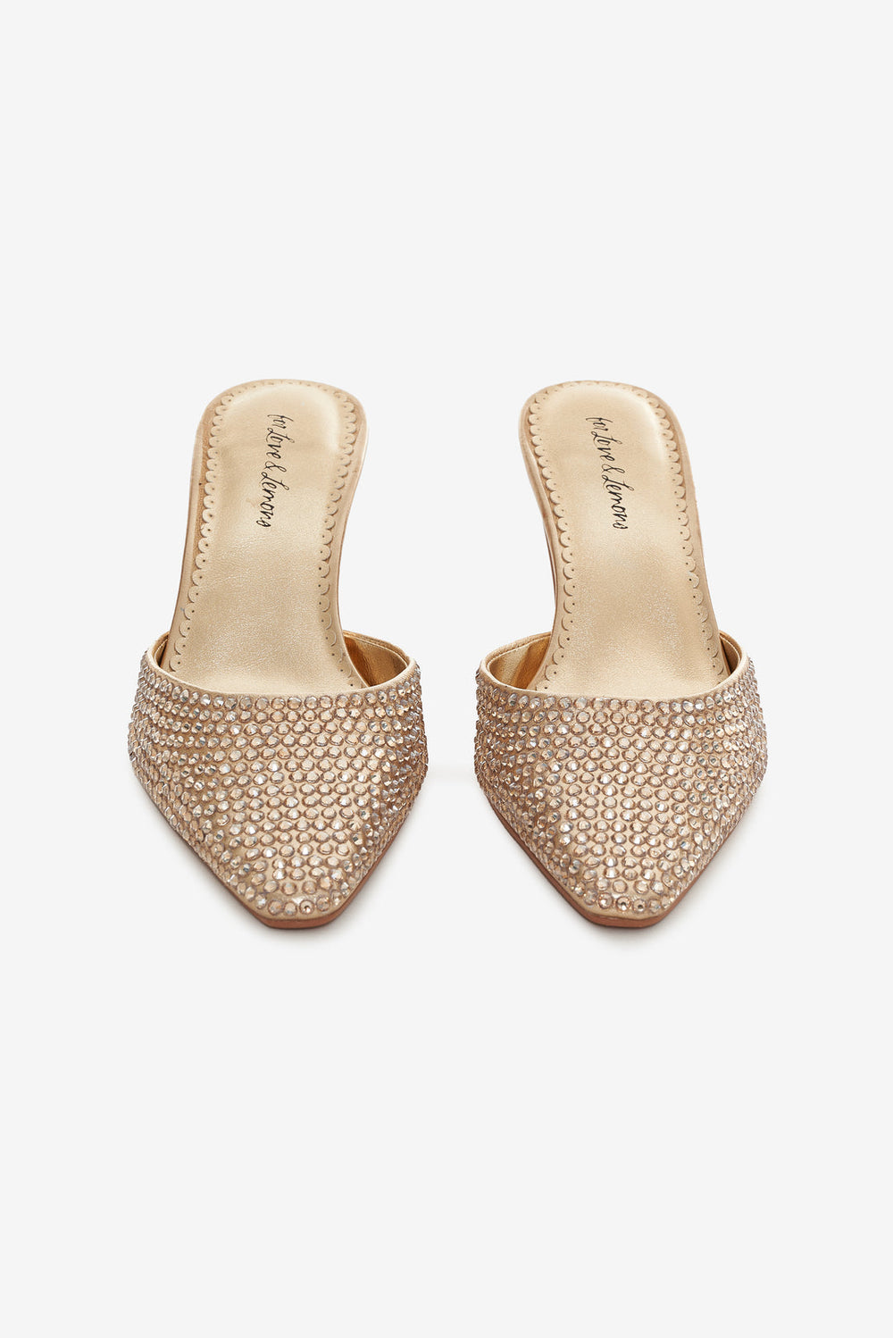 Cleo Mule Heel — Gold