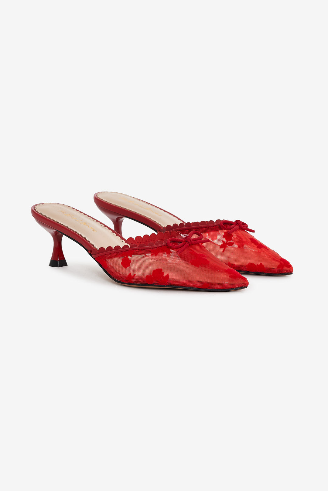 Sylvie Mule Heel — Red