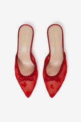 Sylvie Mule Heel — Red