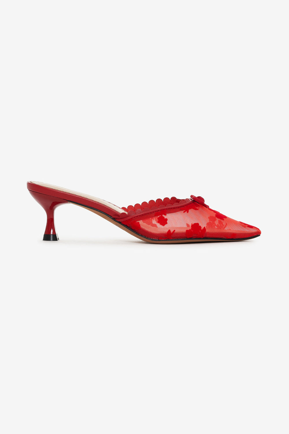Sylvie Mule Heel — Red