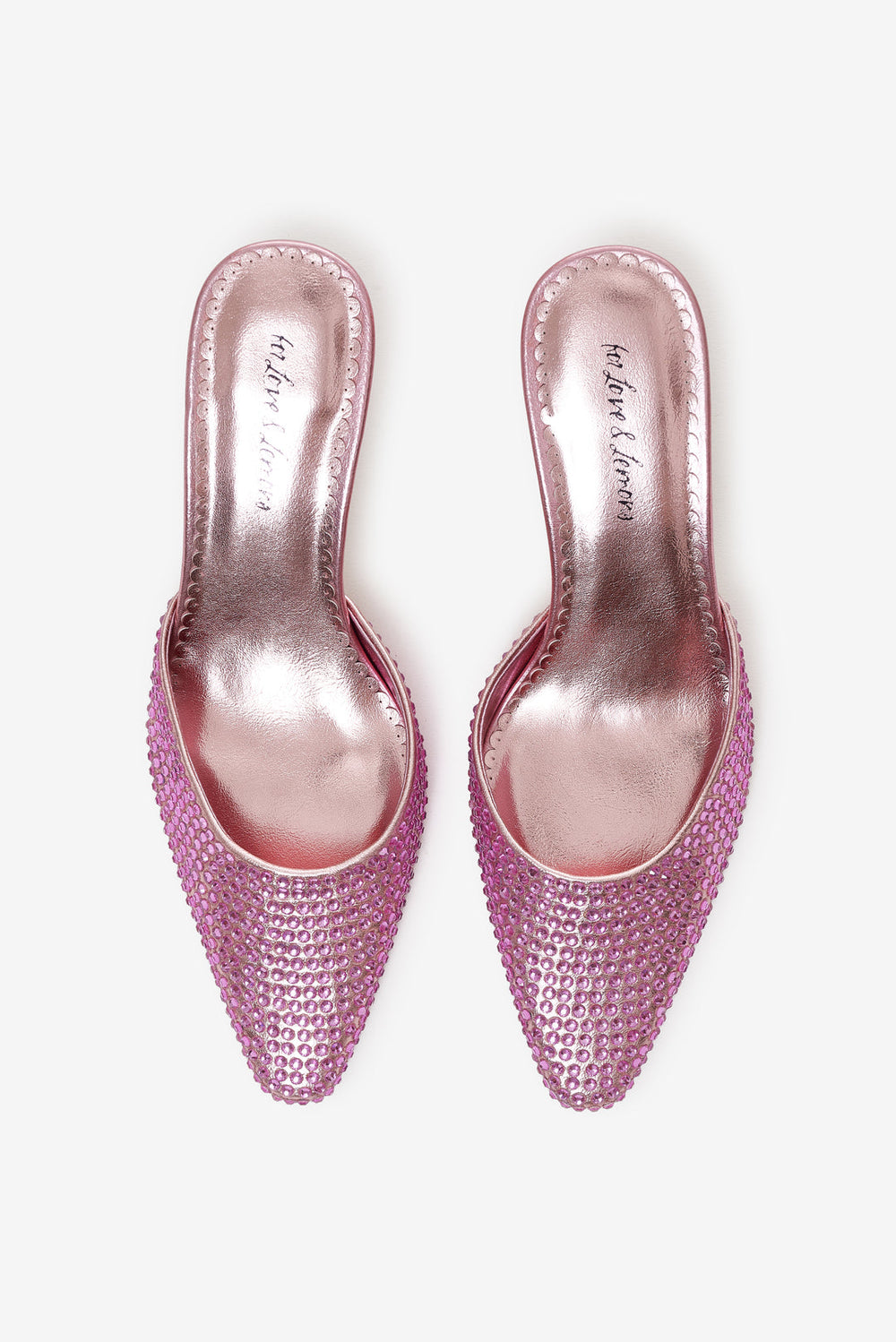 Cleo Mule Heel — Baby Pink