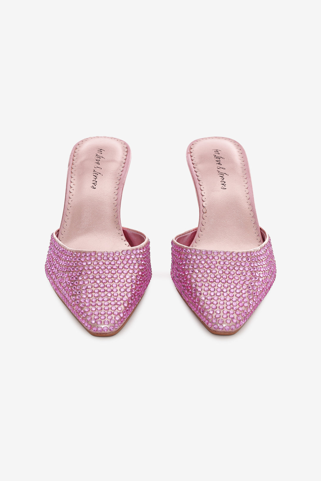 Cleo Mule Heel — Baby Pink