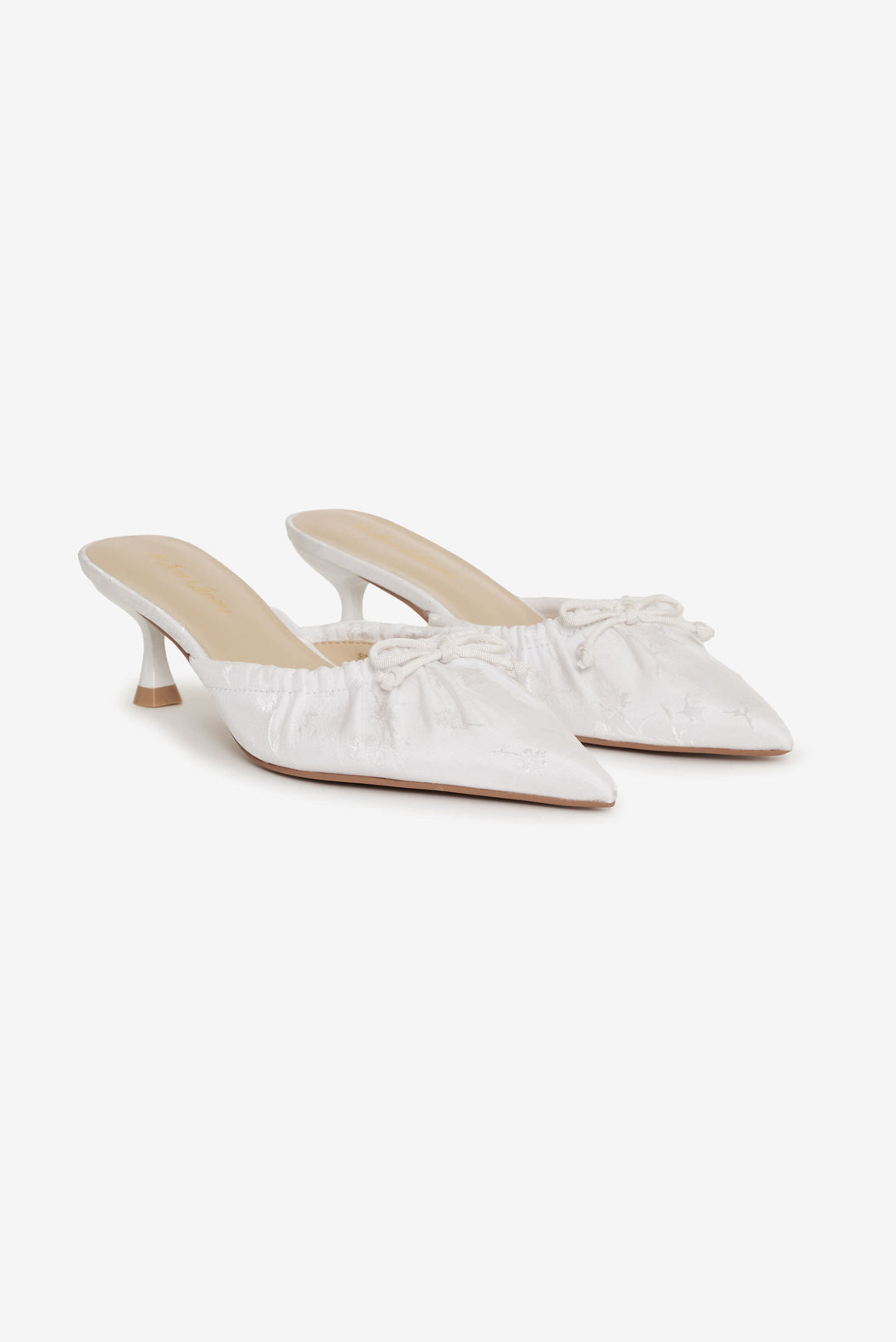Colette Mule Heel — Cream