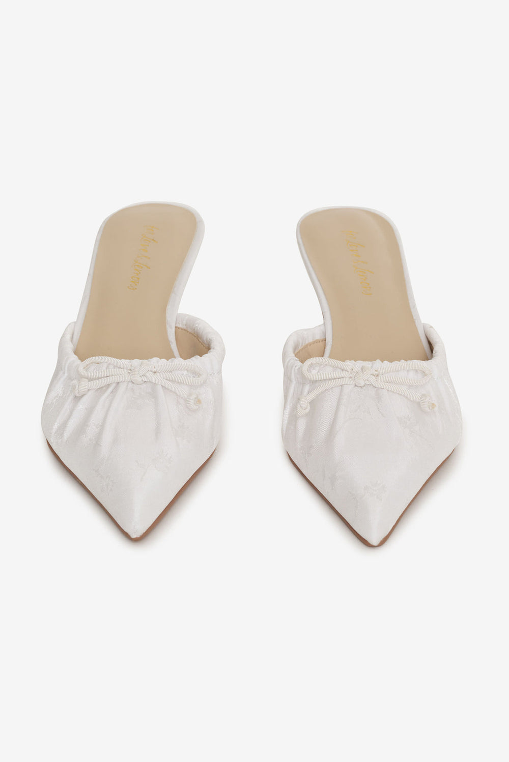 Colette Mule Heel — Cream