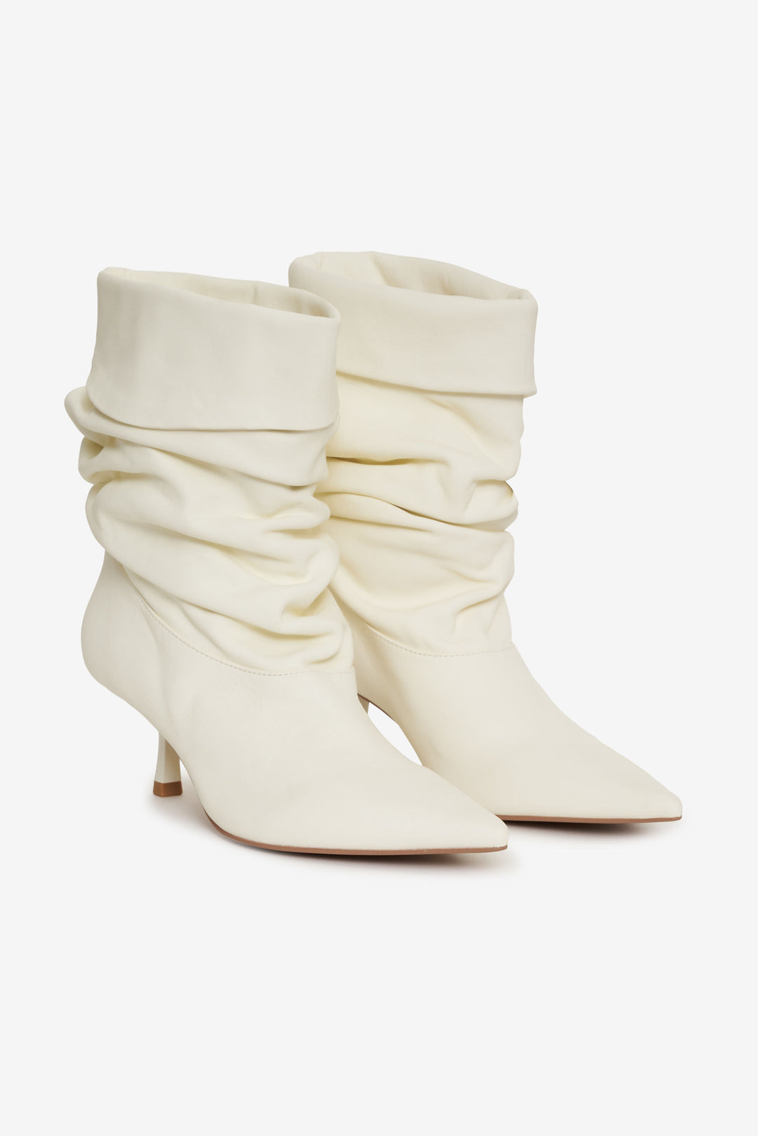 Verbana Slouch Boot — Cream