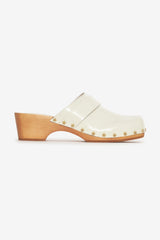 Adahlia Clog — Cream