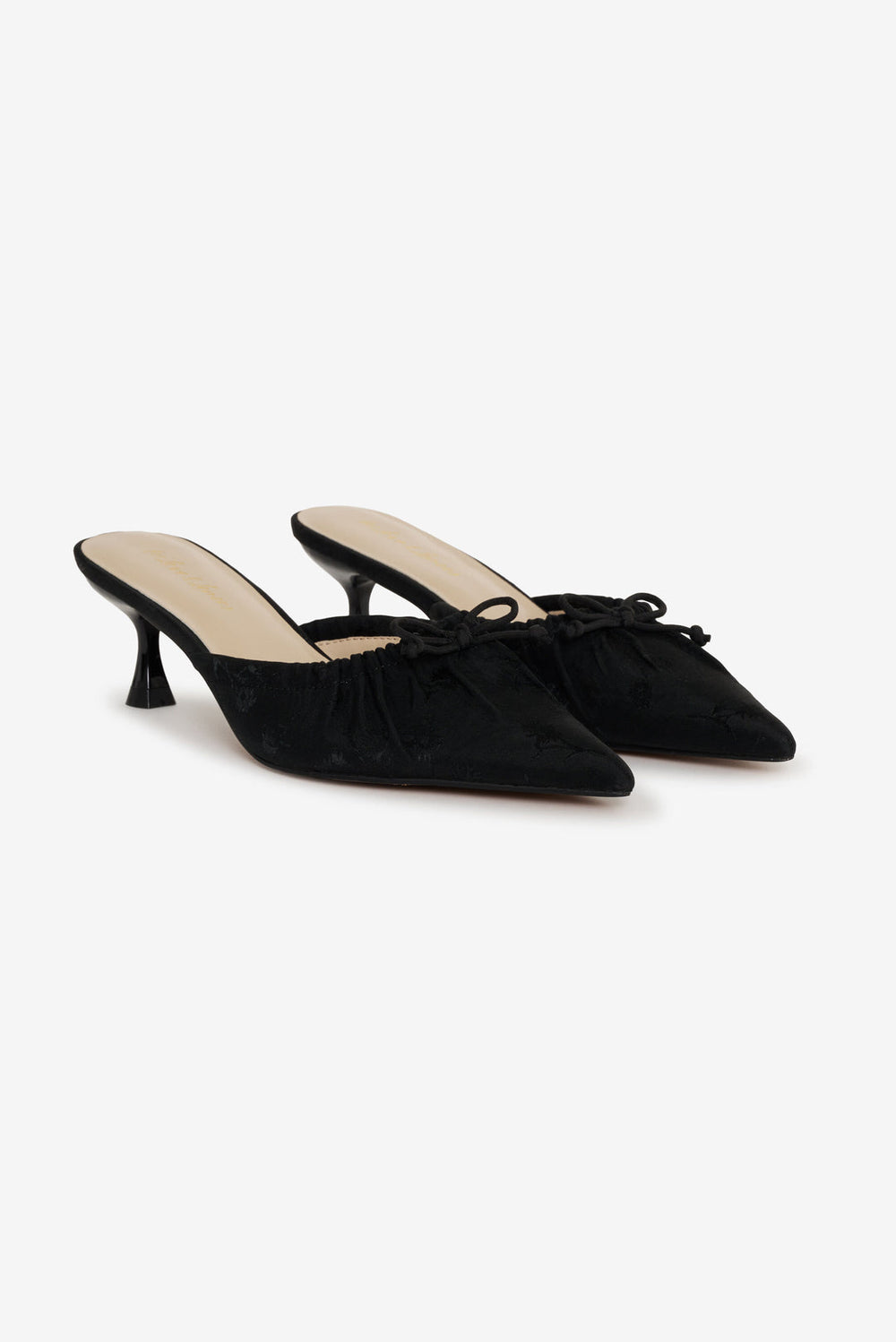 Colette Mule Heel — Black
