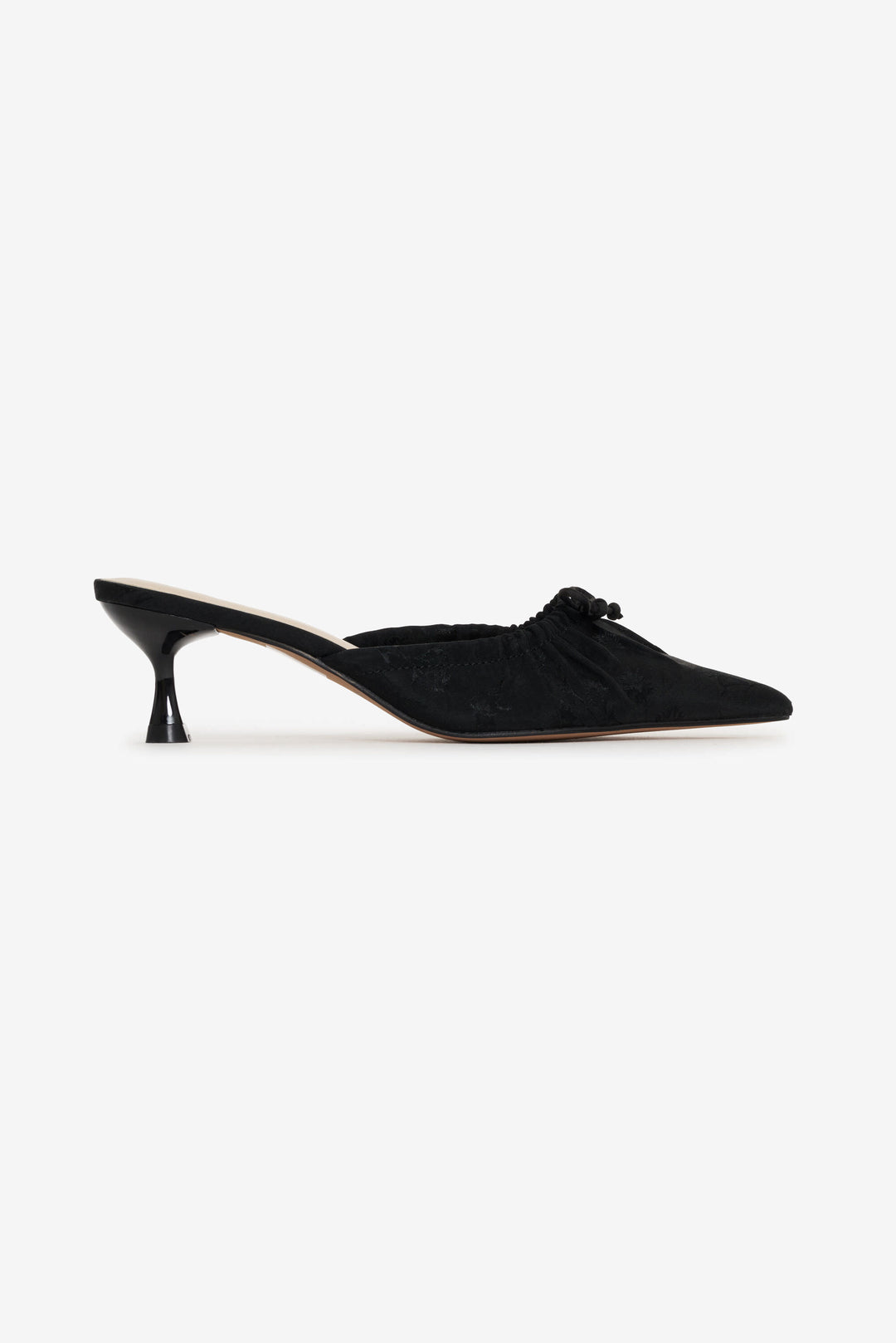 Colette Mule Heel — Black