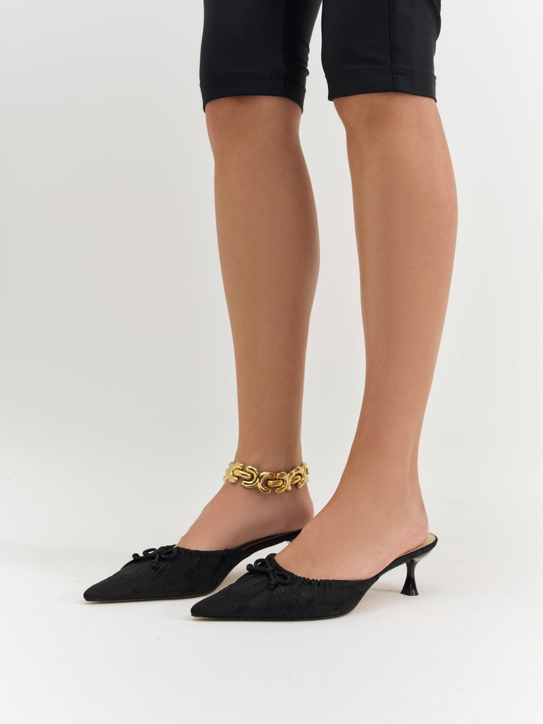 Colette Mule Heel — Black