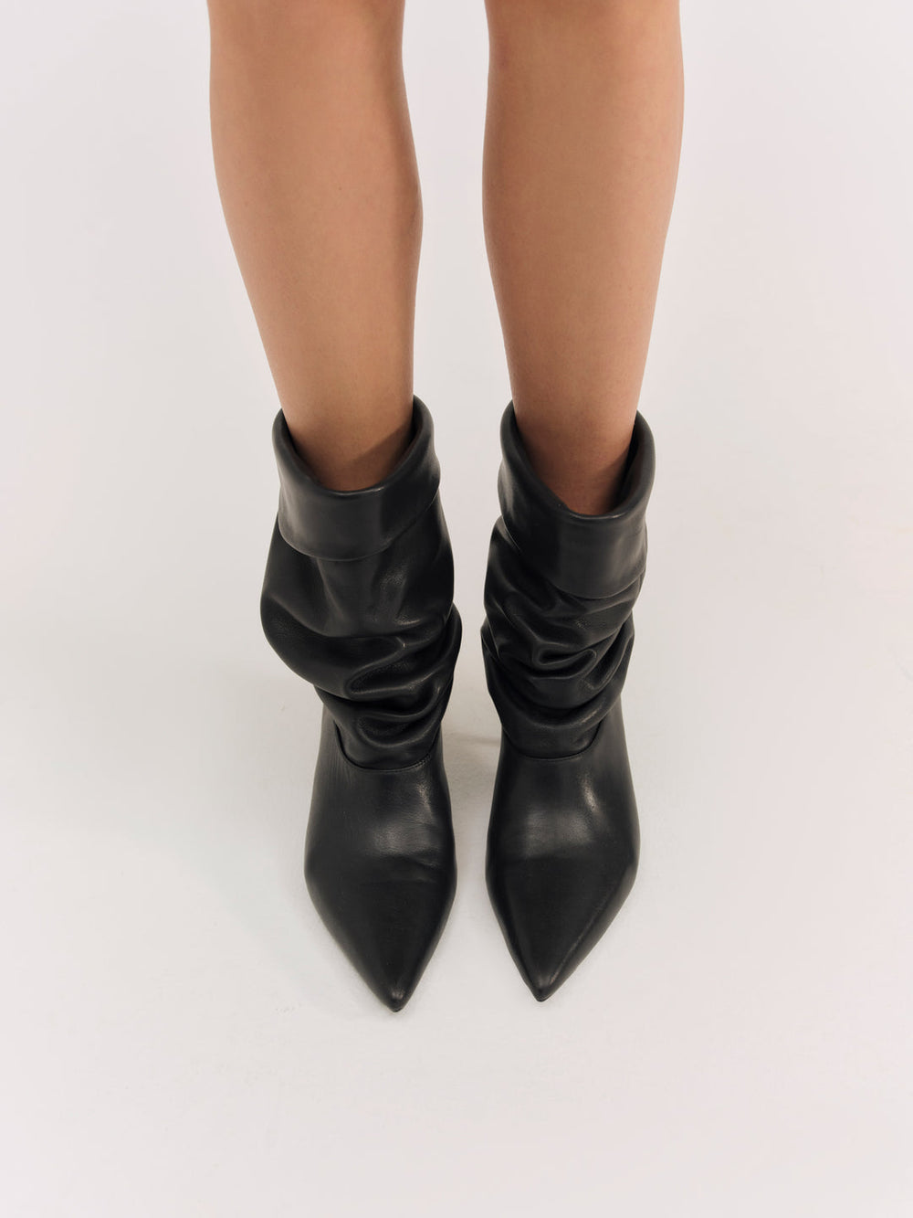 Verbana Slouch Boot — Black