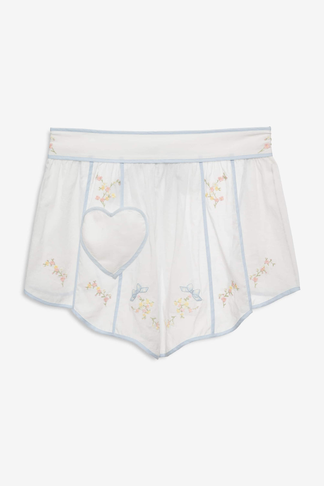 Baby Bows Apron — White