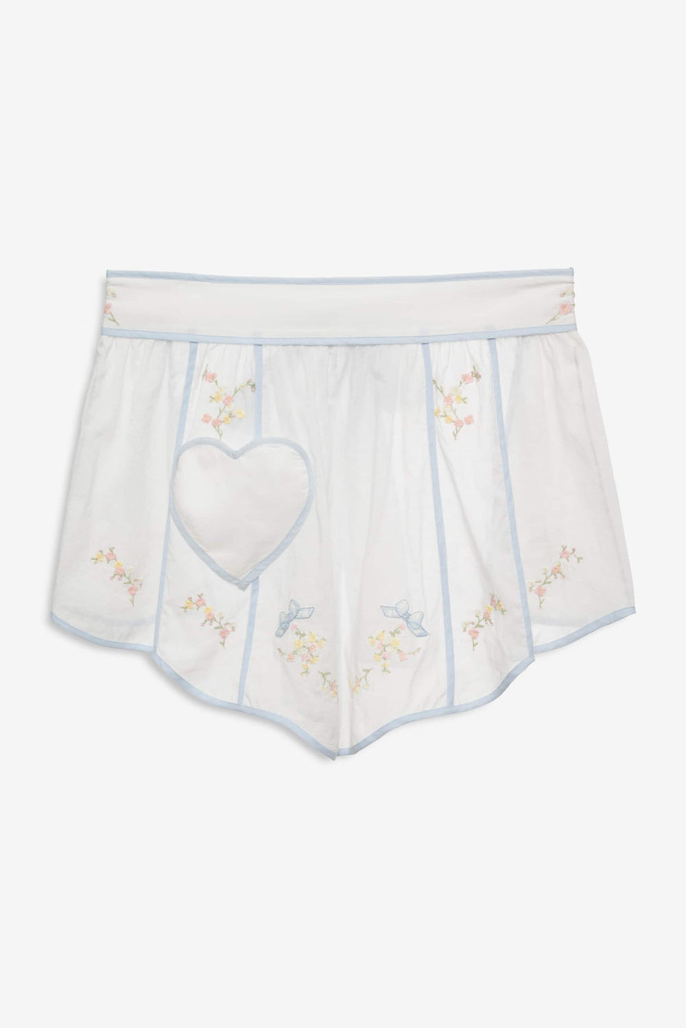 Baby Bows Apron — White