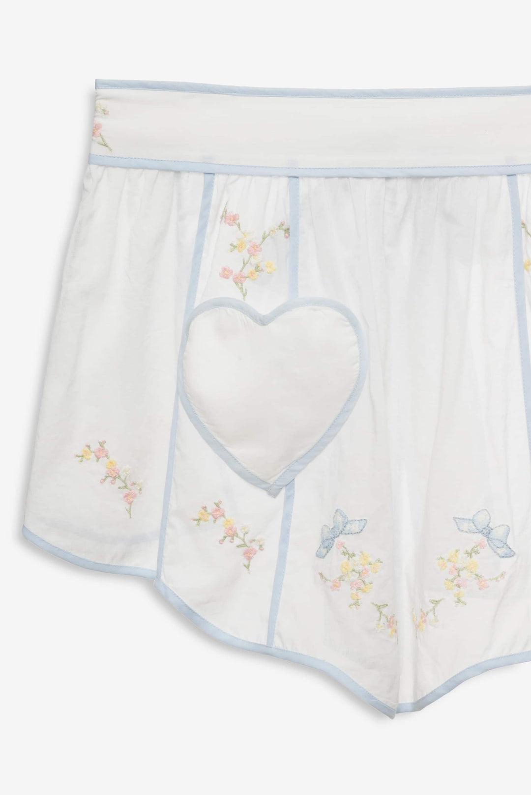 Baby Bows Apron — White
