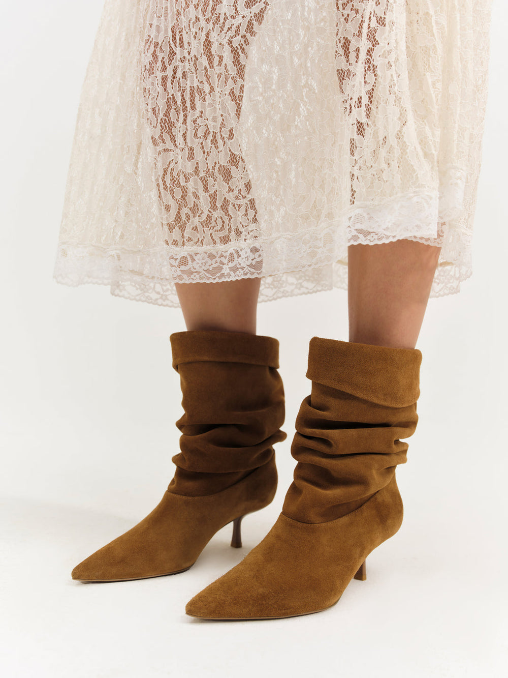Verbana Slouch Boot — Brown