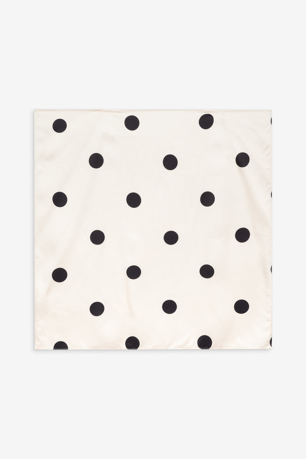 Dorothy Dot Headscarf — Cream