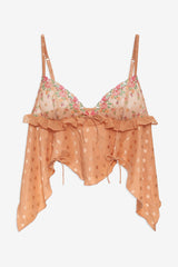 Glimmer Rosebud Sleep Top — Rose Gold