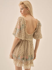 Spellbound Rose Mini Dress — Pale Pink