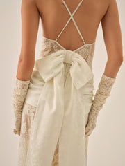 Daisy Lace Gown — Cream