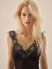 Willa Silk Gown — Black