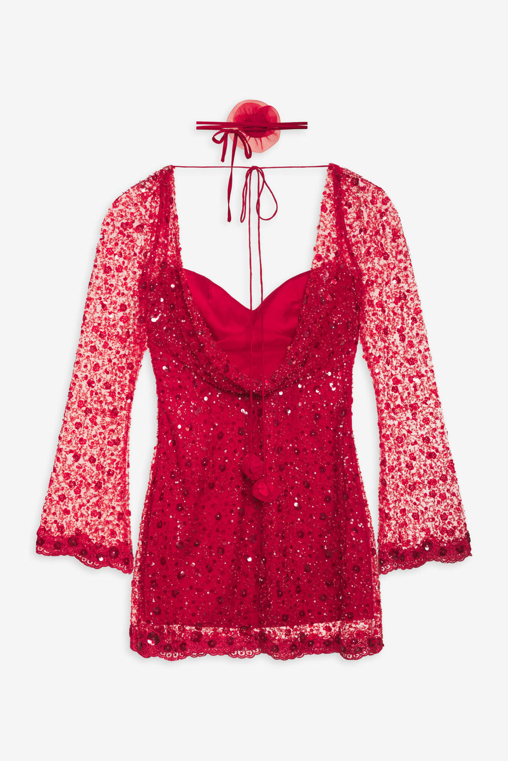 Gwendolyn Mini Dress — Red