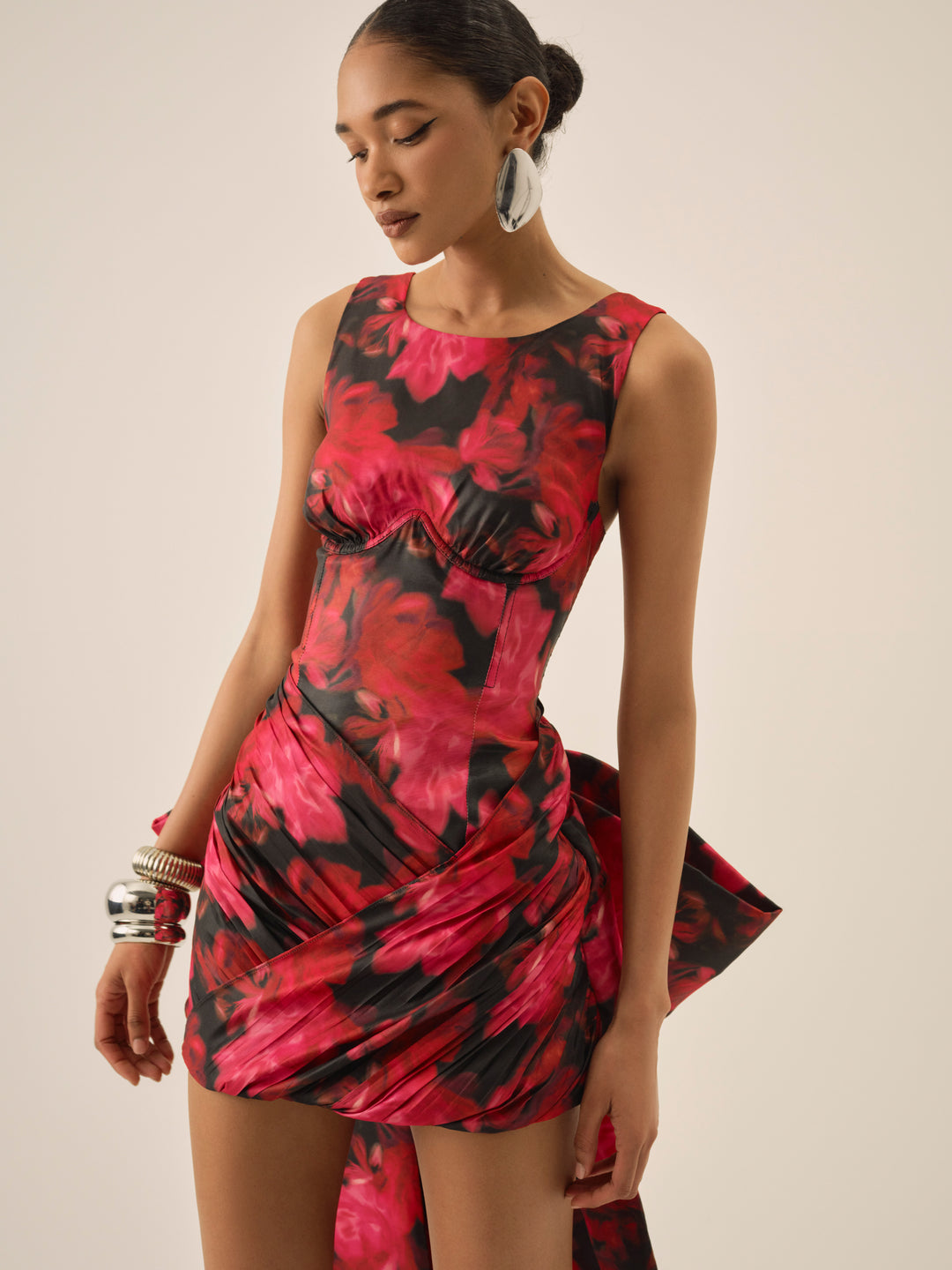 Dark Romance Mini Dress — Red